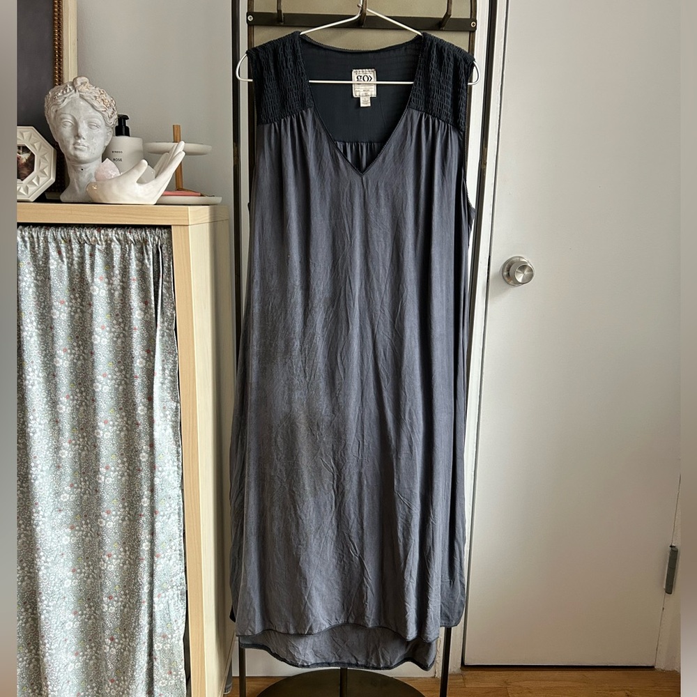 Silk maxi dress